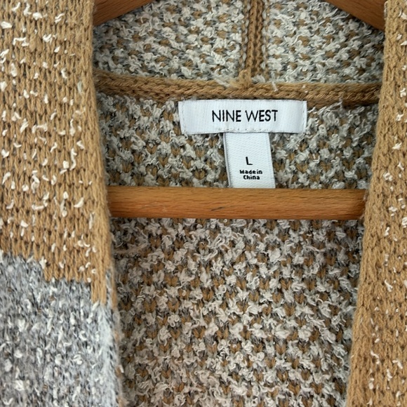 Nine West Plush Patterned Cardigan - Picture 3 of 5